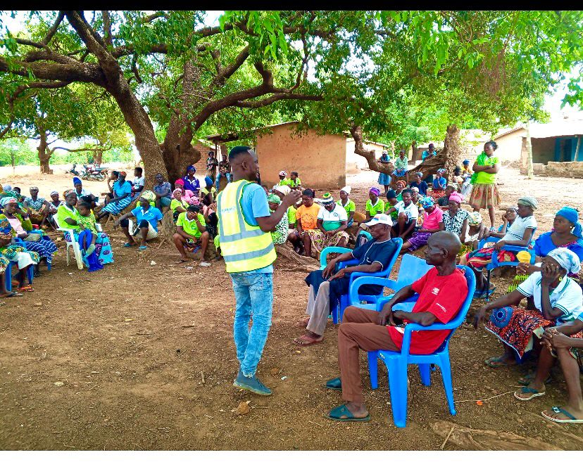 Community engagement under the mango tree