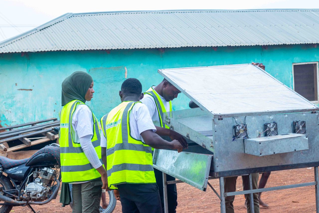 Solar dryer assembly